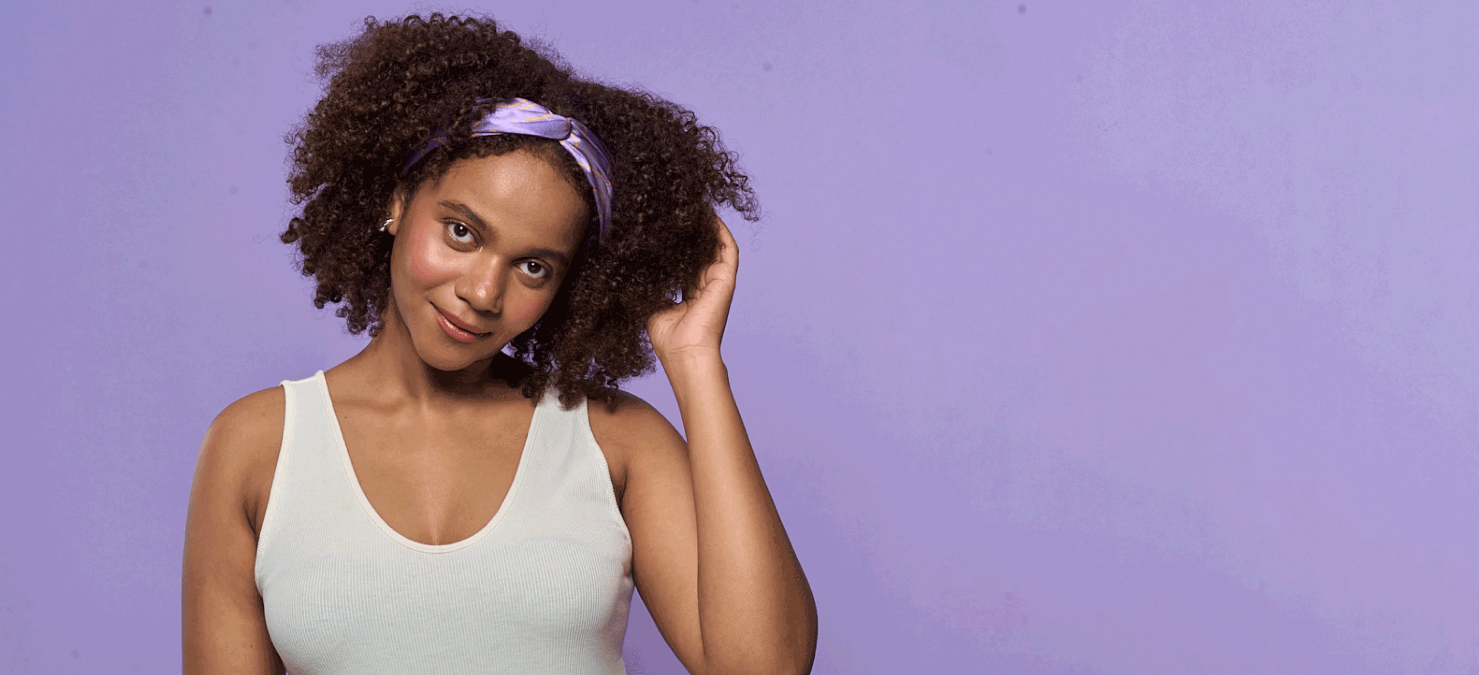 Scrunchies & Headband For Curly Hair