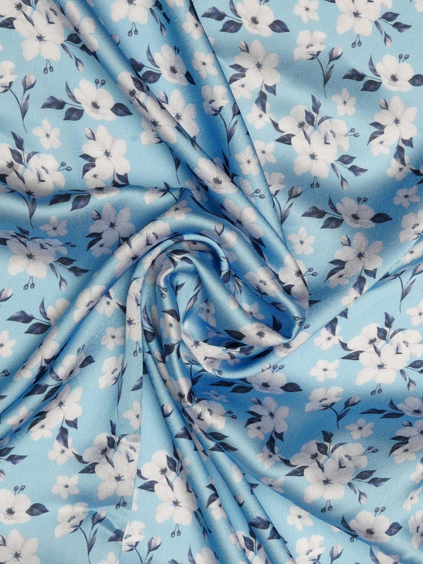 Satin Scarf - printed - Manetain Store