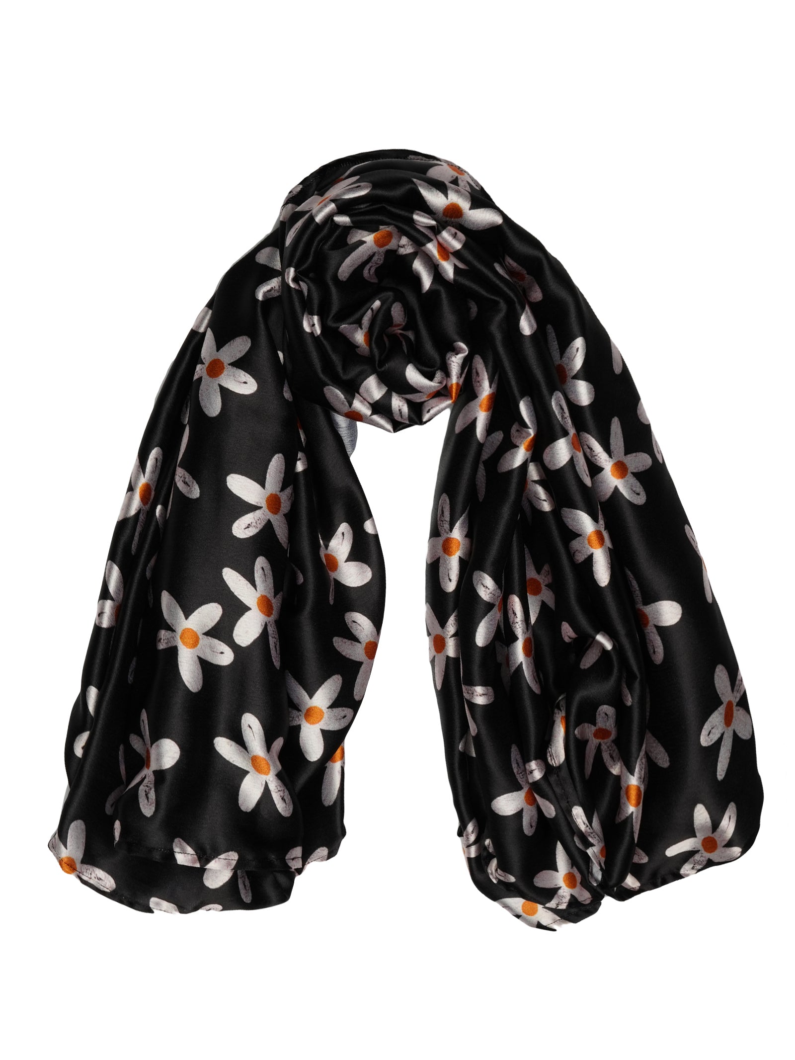 Satin Scarf - printed - Manetain Store