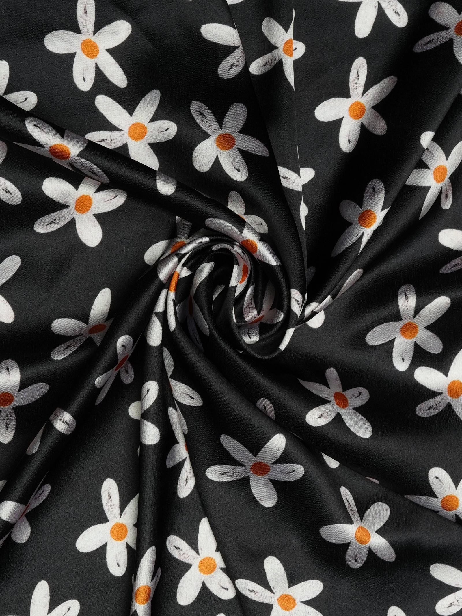 Satin Scarf - printed - Manetain Store