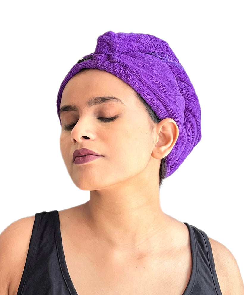 Microfiber Turban Towel - Manetain Store