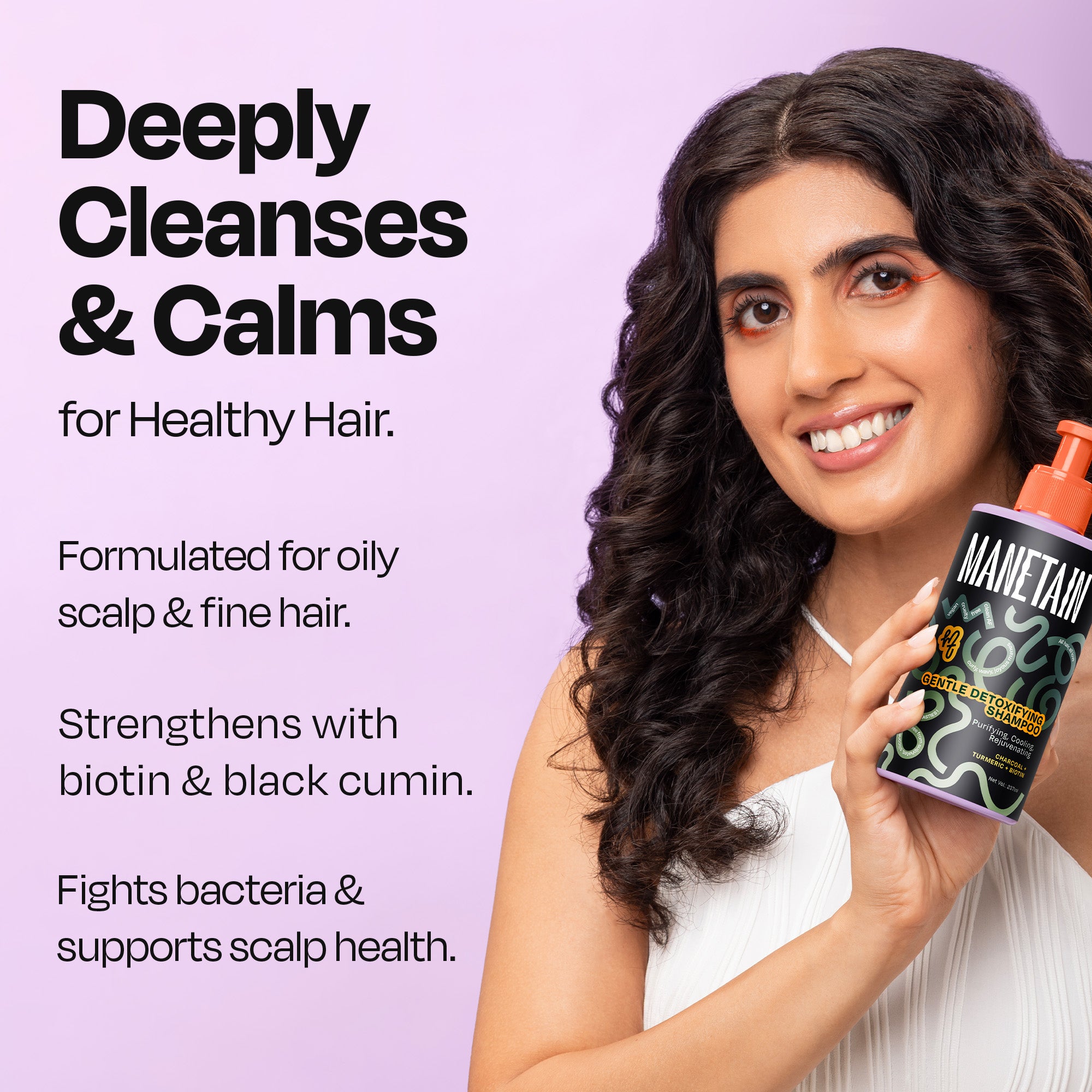 Manetain Gentle Detoxifying Shampoo