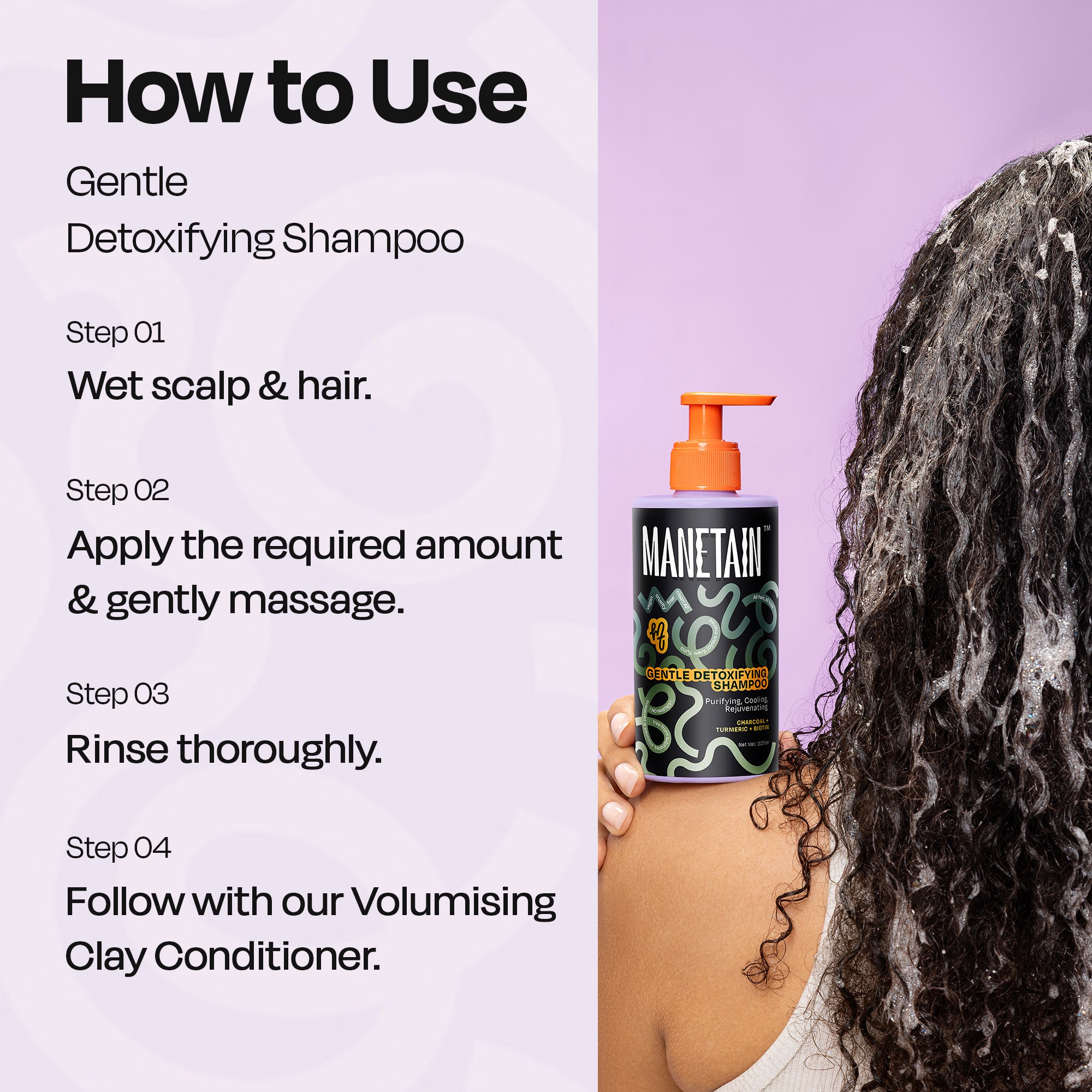 Manetain Gentle Detoxifying Shampoo
