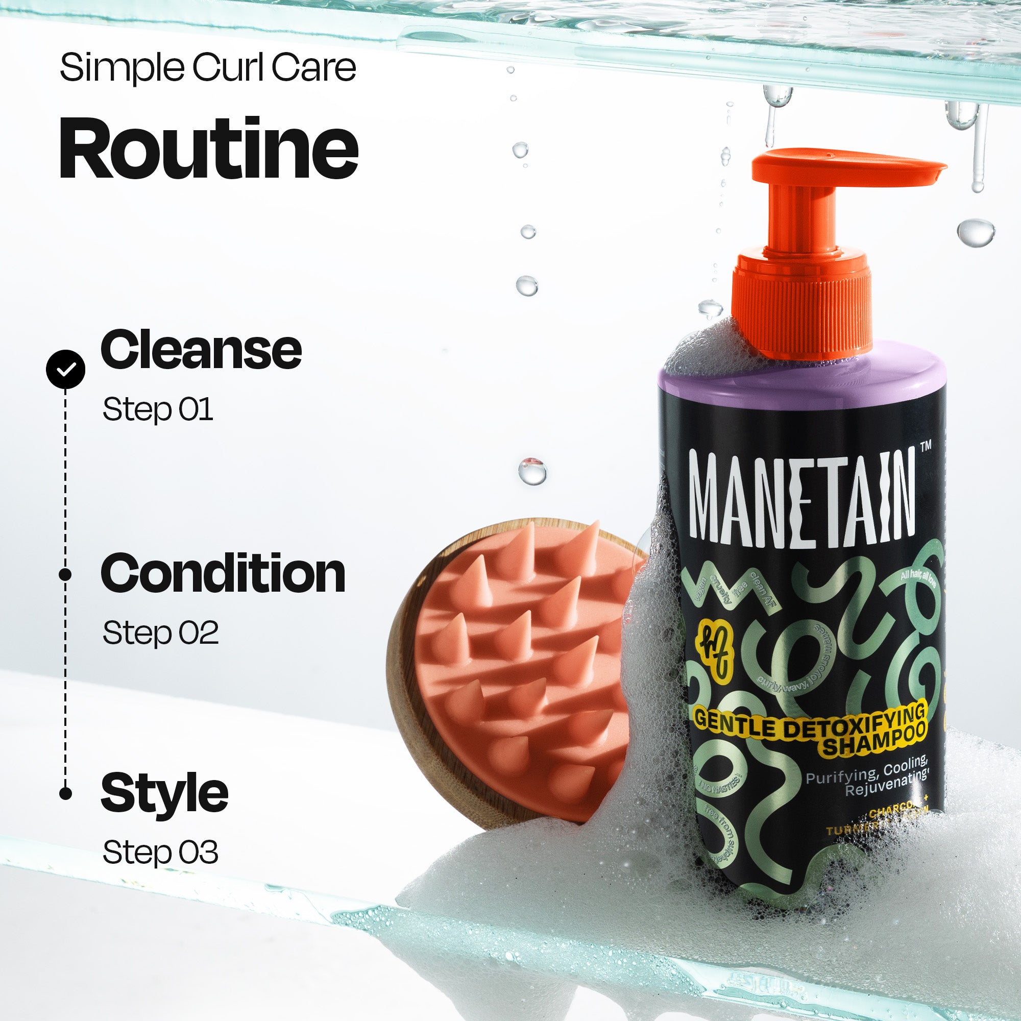 Manetain Gentle Detoxifying Shampoo