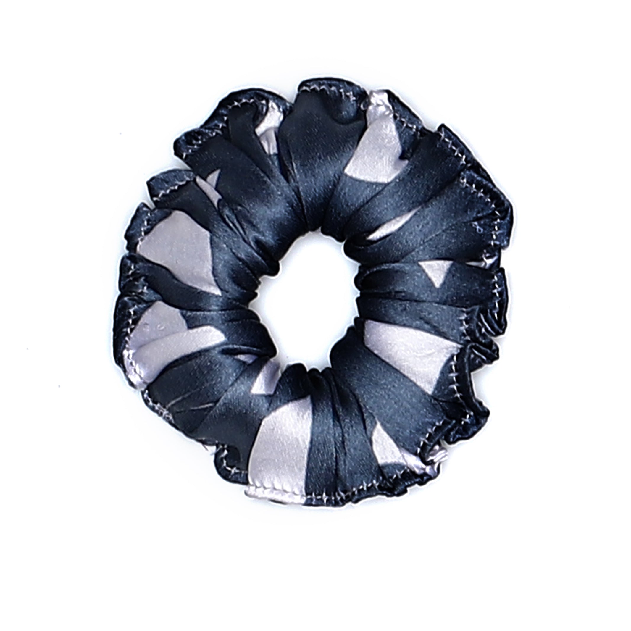 Printed Satin Scrunchie