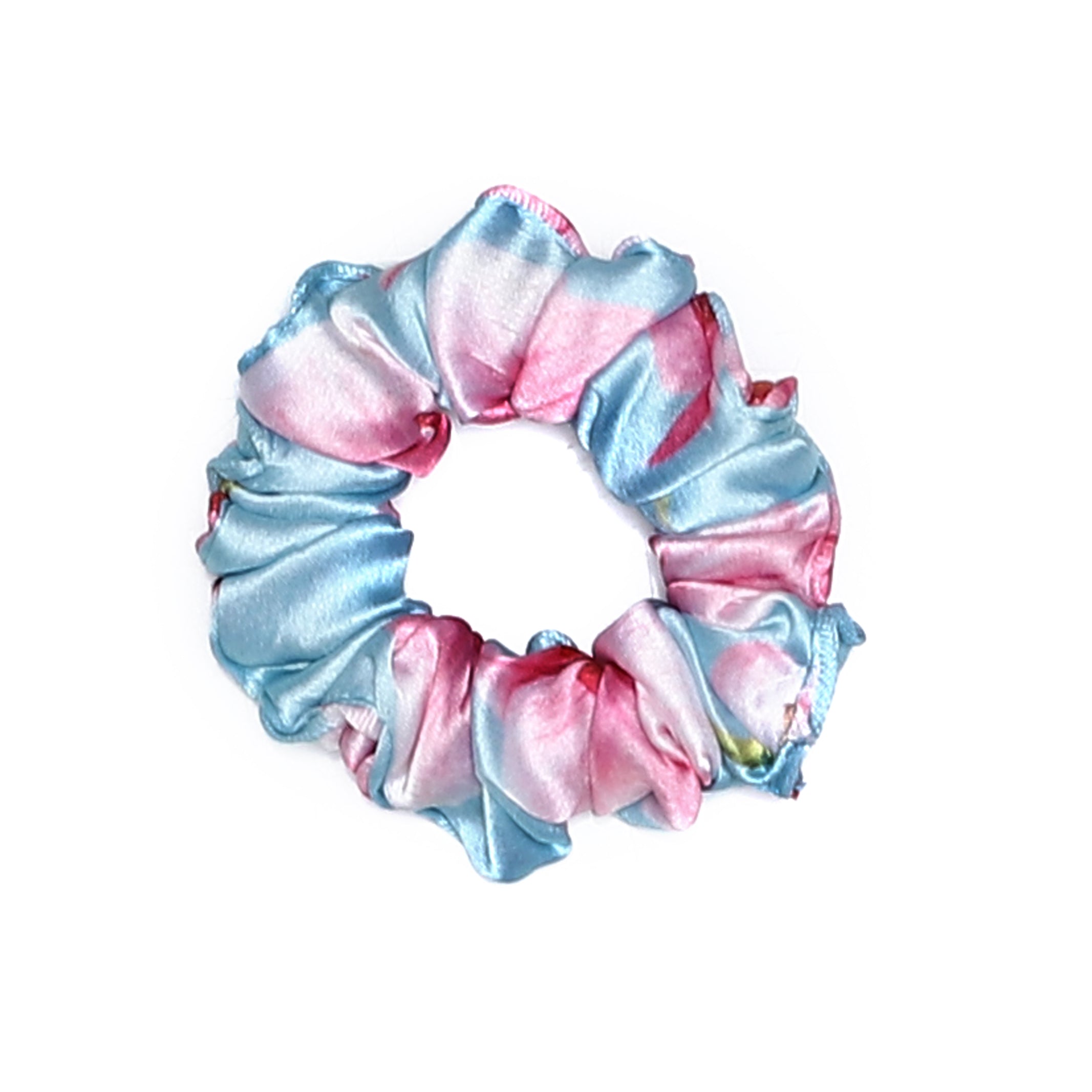 Printed Satin Scrunchie