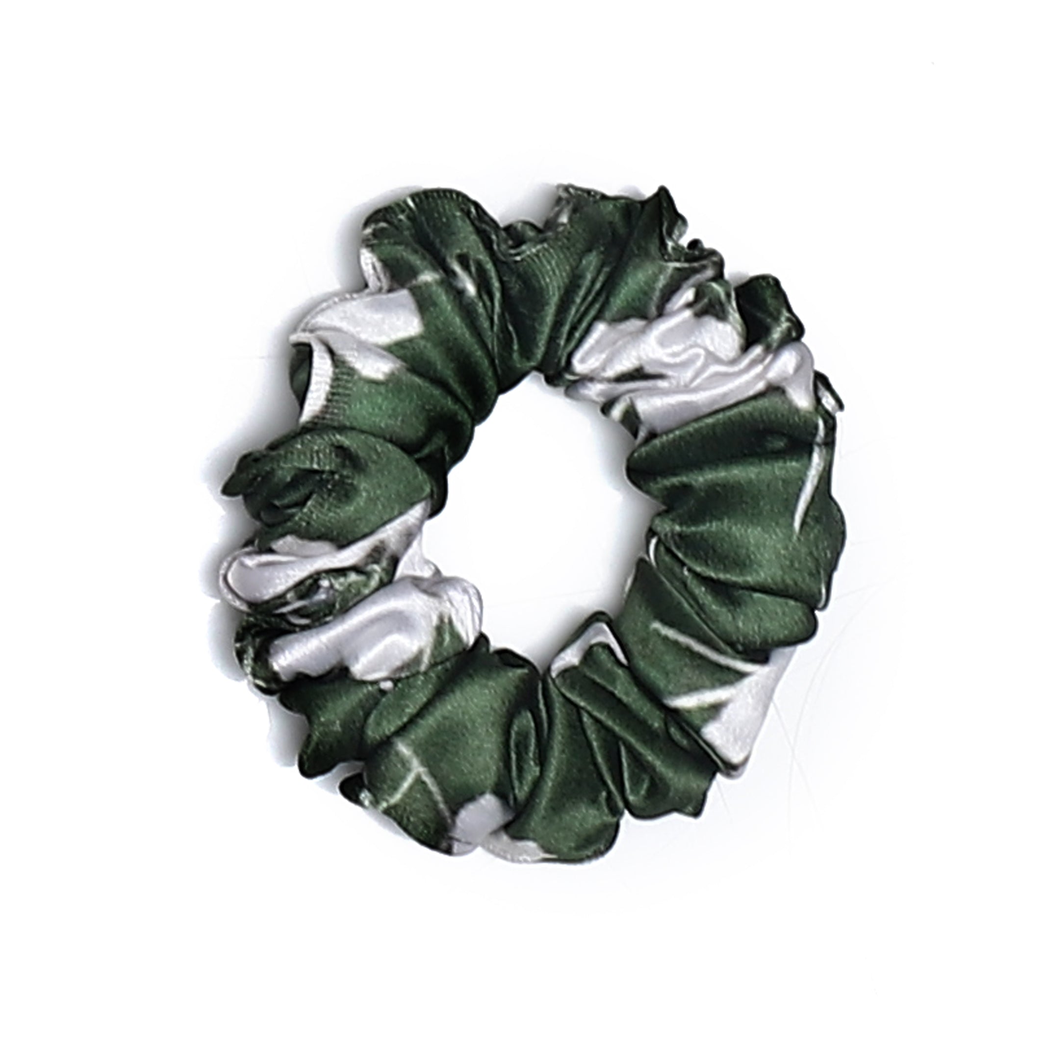 Printed Satin Scrunchie