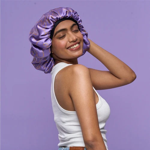 silk bonnet for curly hair 