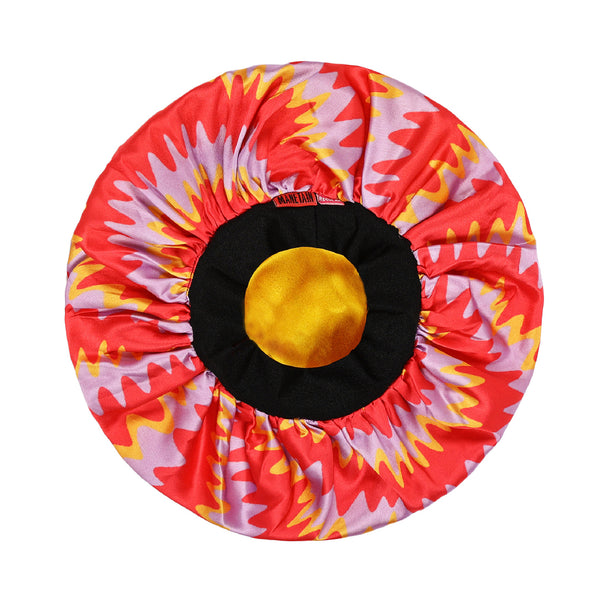 Printed Satin Bonnets