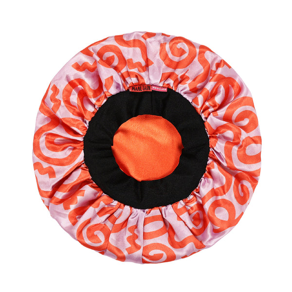 Printed Satin Bonnets