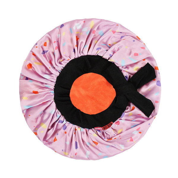 Printed Satin Bonnets