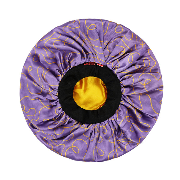 Printed Satin Bonnets