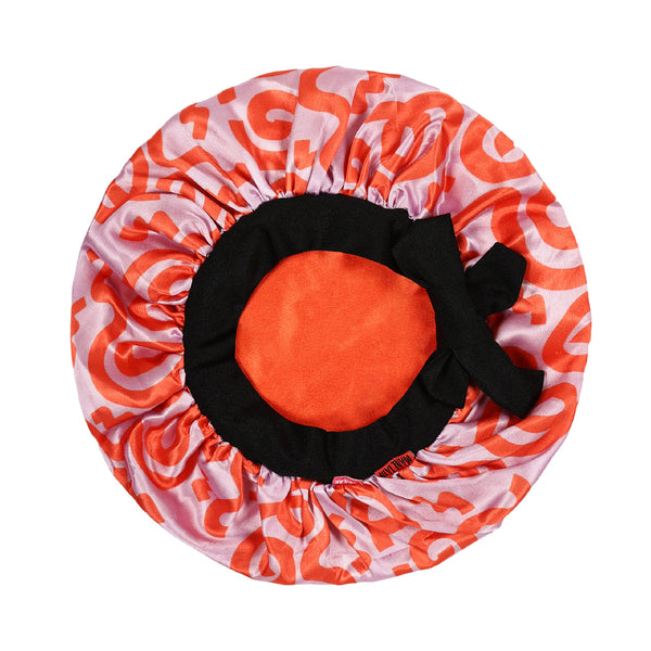 Printed Satin Bonnets