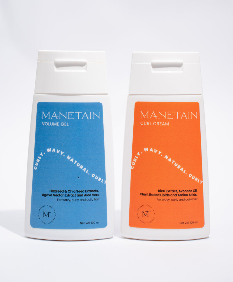 Manetain Curl Cream and Volume Gel Combo - Manetain Store