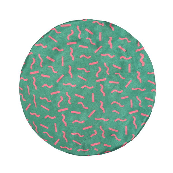 Printed Satin Bonnets