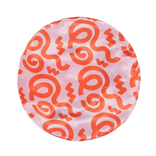 Printed Satin Bonnets