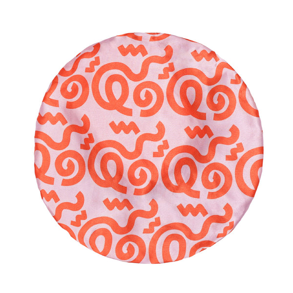 Printed Satin Bonnets