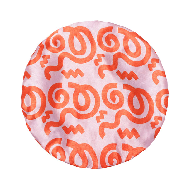 Printed Satin Bonnets