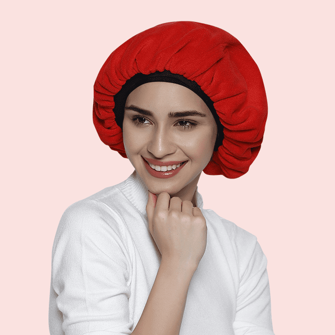 Double - Sided Towel Bonnet - Manetain Store